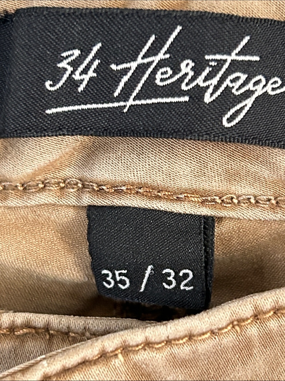 34 Heritage Men's Heritage Slim Fit Chinos - Picture 2 of 9